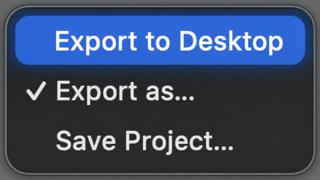 PowerPic's footer options to save/export your work